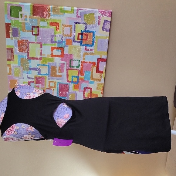 Brand New Y2K RAMPAGE BODYCON TANK MINI DRESS-S - Picture 2 of 5